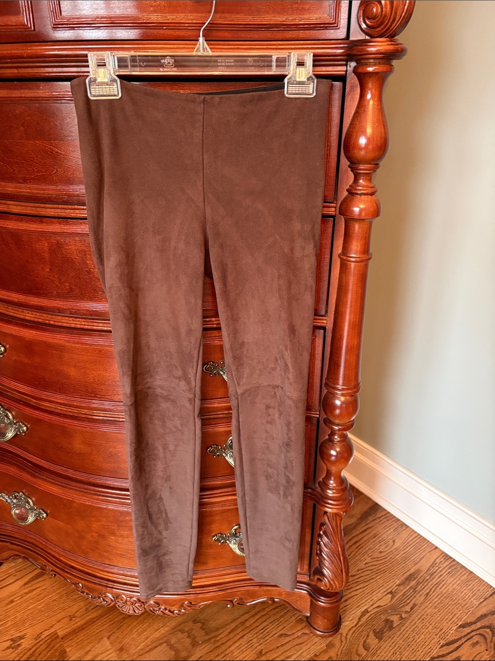 Lysse Brown Suede -Look Leggings